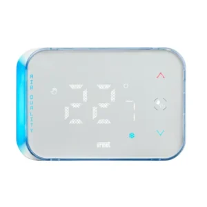 Wi-Fi connected chronothermostat with air quality monitoring, internal contact