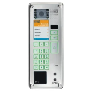 Elekta Steel video entry panel with call module for 2Voice system