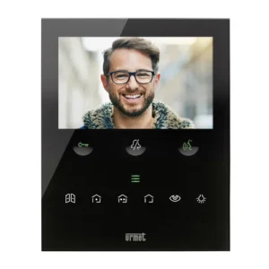 VOG5 hands-free video door phone, white, 5” display, 2Voice system