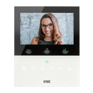 VOG5W hands-free video door phone with Wi-Fi, white, 5” display, 2Voice system