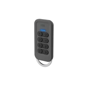 Keyring independent Design series 8-button remote control for Yokis UP Zigbee system, anthracite colour